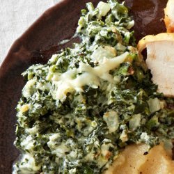 Creamed Spinach Gratin