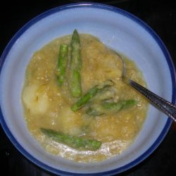 Rho's Asparagus, Leek & Potato Soup