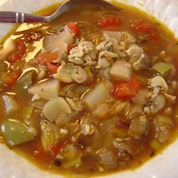 Healthy Manhattan Clam Chowder