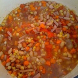 Zesty Ham and Bean Soup