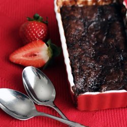 Chocolate Raspberry Pudding Cake
