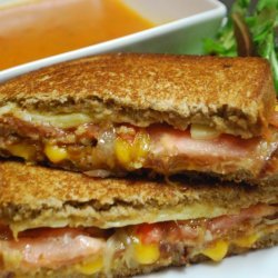 Bacon, Cheese, and Tomato Sandwiches