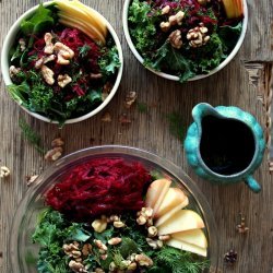 Beet Apple Walnut Salad