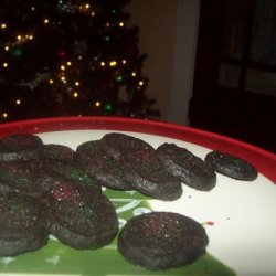 Chocolate Earl-Grey Shortbread Coins