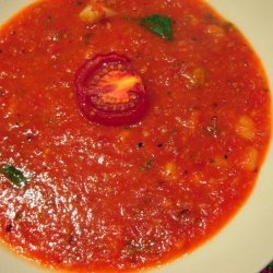 Roasted Red Pepper and Tomato Soup