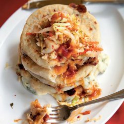 Pupusas Con Curtido (Masa Cakes With Spicy Slaw)