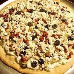 Greek Tzatziki Chicken Pizza #RSC