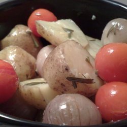 Mediterranean Baby Roast Potato Salad