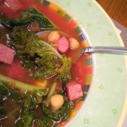 Smoky Sausage and Kale Soup