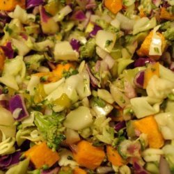 Citrus Spiked Jicama and Carrot Slaw