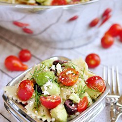 Cucumber Pasta Salad