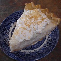 Sugar-Free Coconut Cream Pie (Diabetic)