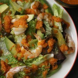 Avocado Salad With Ginger-Carrot Dressing