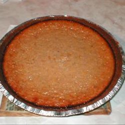 Pumpkin Pie With Graham Cracker Crust