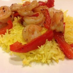 Spicy Three Pepper Shrimp