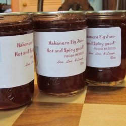 Habanero Fig Jam-Hot and Spicy Good!