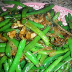   from the Field  Green Beans, Fresh Herbs and Walnuts