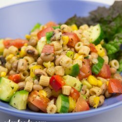 Black Eyed Pea Pasta Salad