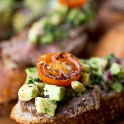 Grilled Steak With Avocado Salsa