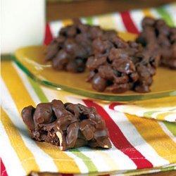 Chocolate Covered Peanut Clusters