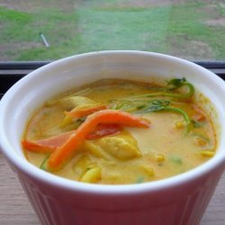 Chicken Laksa (Low Fat and Delicious)