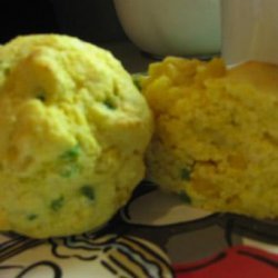 Low-Fat Jalapeno Cornbread Muffins