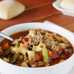 Cheeseburger Vegetable Soup