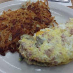 Egg - Ham & Cheese Omelete