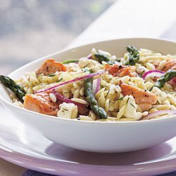 Salmon, Asparagus, and Orzo Salad