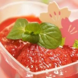 Strawberry Tofu Pudding