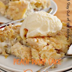 Peach Cobbler Dump Cake