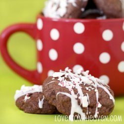 Double Chocolate Candy Cane Cookies