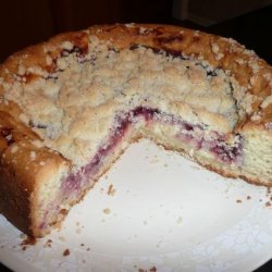 Raspberry Double Cream Coffee Cake