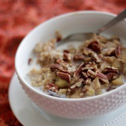 Overnight Apple Cinnamon Oatmeal