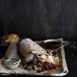 Chocolate Cherry Strudel