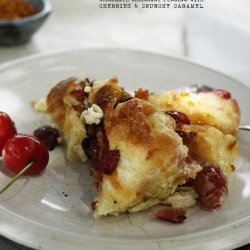 Chocolate Croissant Pudding