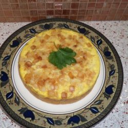 Spanish Tortilla With Vidalia Onions & Ham