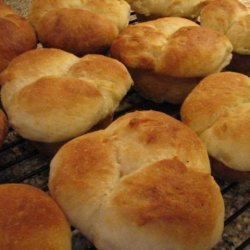 No Knead Parker House Rolls