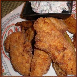 Chipotle Chicken Tenders With Cucumber Slaw