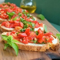 Bruschetta With Tomato and Basil