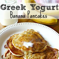 Greek Yogurt Banana Pancakes