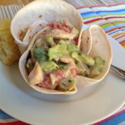 Chicken and Avocado Tortilla Cups