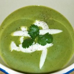 Spicy Avacodo Cilantro Gazpacho