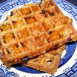 Blueberry Whole Grain and Bran Waffles