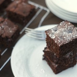 Chocolate-Coffee Gingerbread With Hazelnut Poached Pears