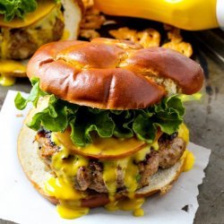 Honey-Mustard Turkey Burgers