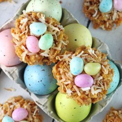 Coconut Cookie Nests