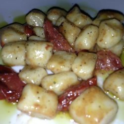 Goat Cheese Gnocchi With Sundried Tomato Brown Butter Sauce