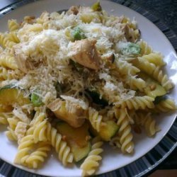 Lemony Fusilli With Chicken, Zucchini, and Pine Nuts