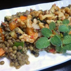 Lentil, Zucchini and Tomato Salad